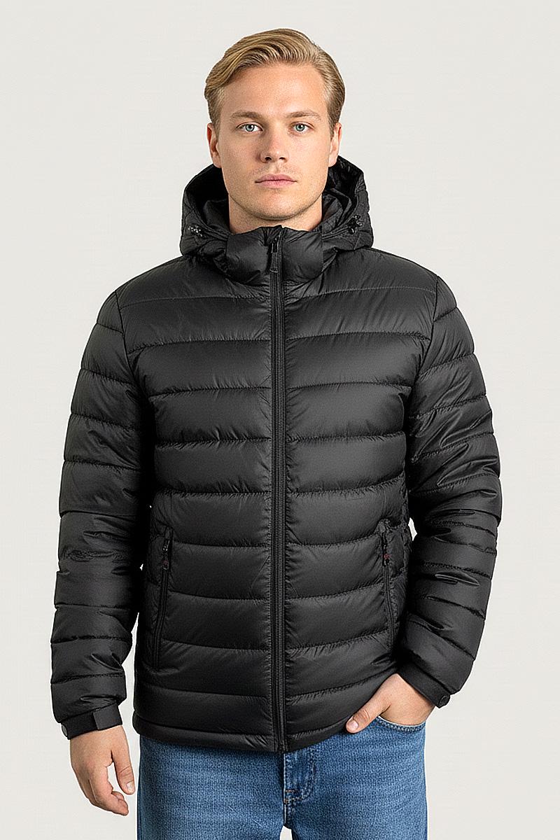 Куртка мужская стеганная р. 48 Черный (SB-23231-Black)