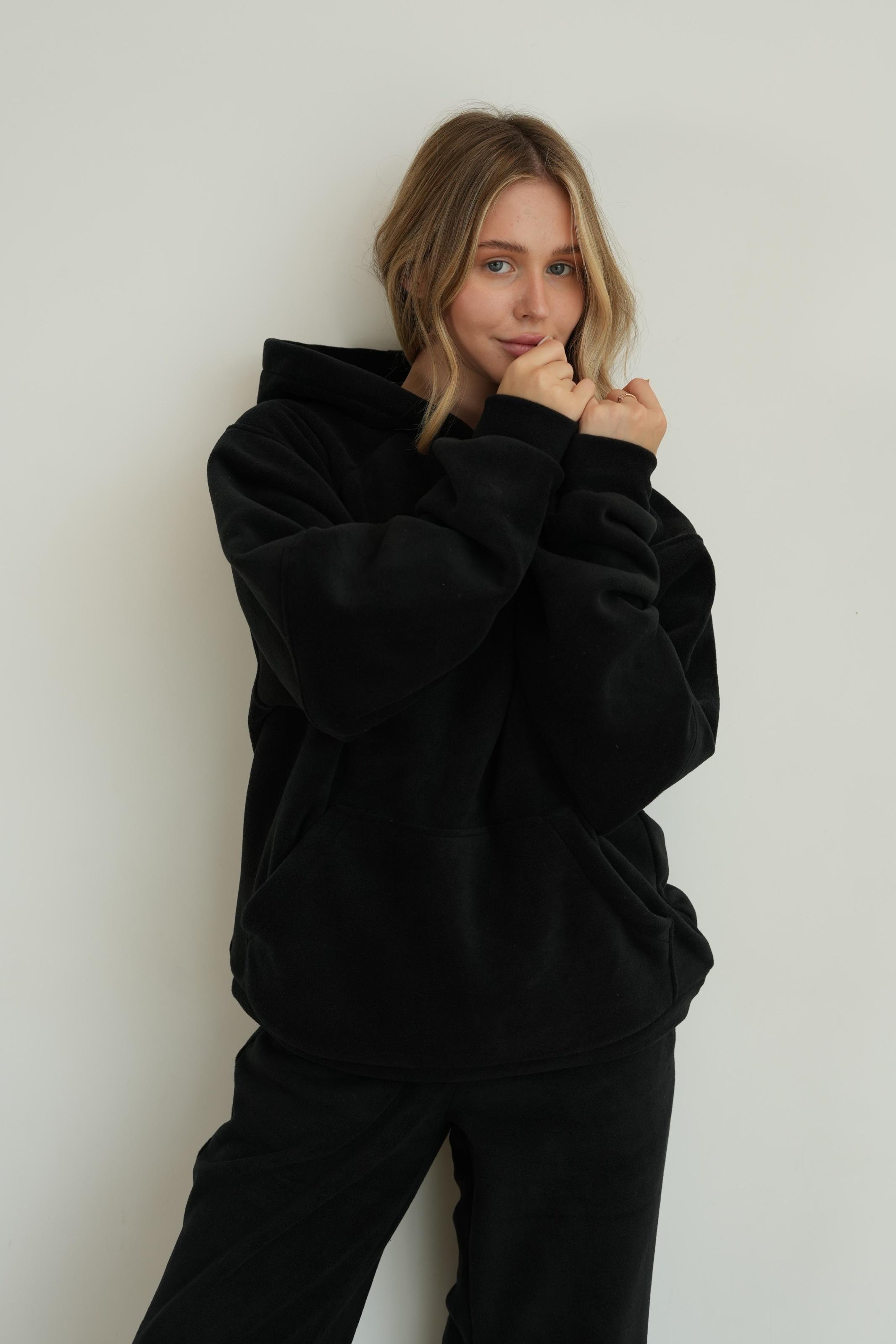 Костюм флісовий BASE L/XL Чорний (10201LXL) - фото 7 Костюм флісовий BASE L/XL Чорний (10201LXL) - фото 7