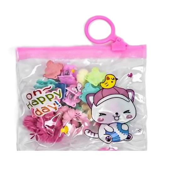 Резинки и крабики для волос Stenson WW02069 19 шт. (14197591)