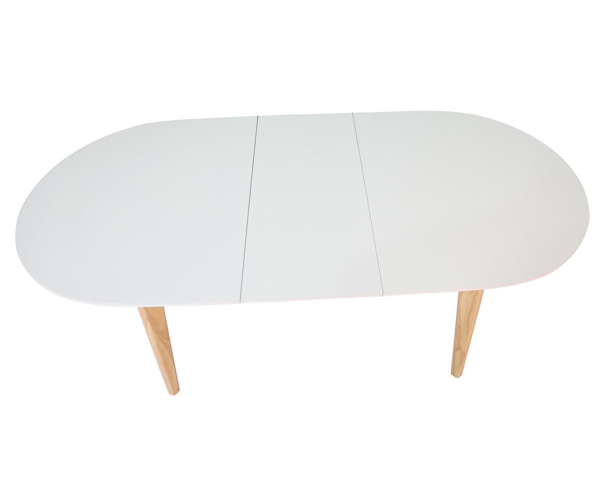 Обідній стіл розкладний ALBERTO CERAMIC Intarsio 200х90 см Бежевий матовий/Дерево - фото 7
