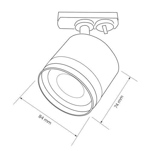 Светильник трековый LIGHT SET YAVIR LSTR GX8474 GX53 Черный (65311) - фото 3 Светильник трековый LIGHT SET YAVIR LSTR GX8474 GX53 Черный (65311) - фото 3
