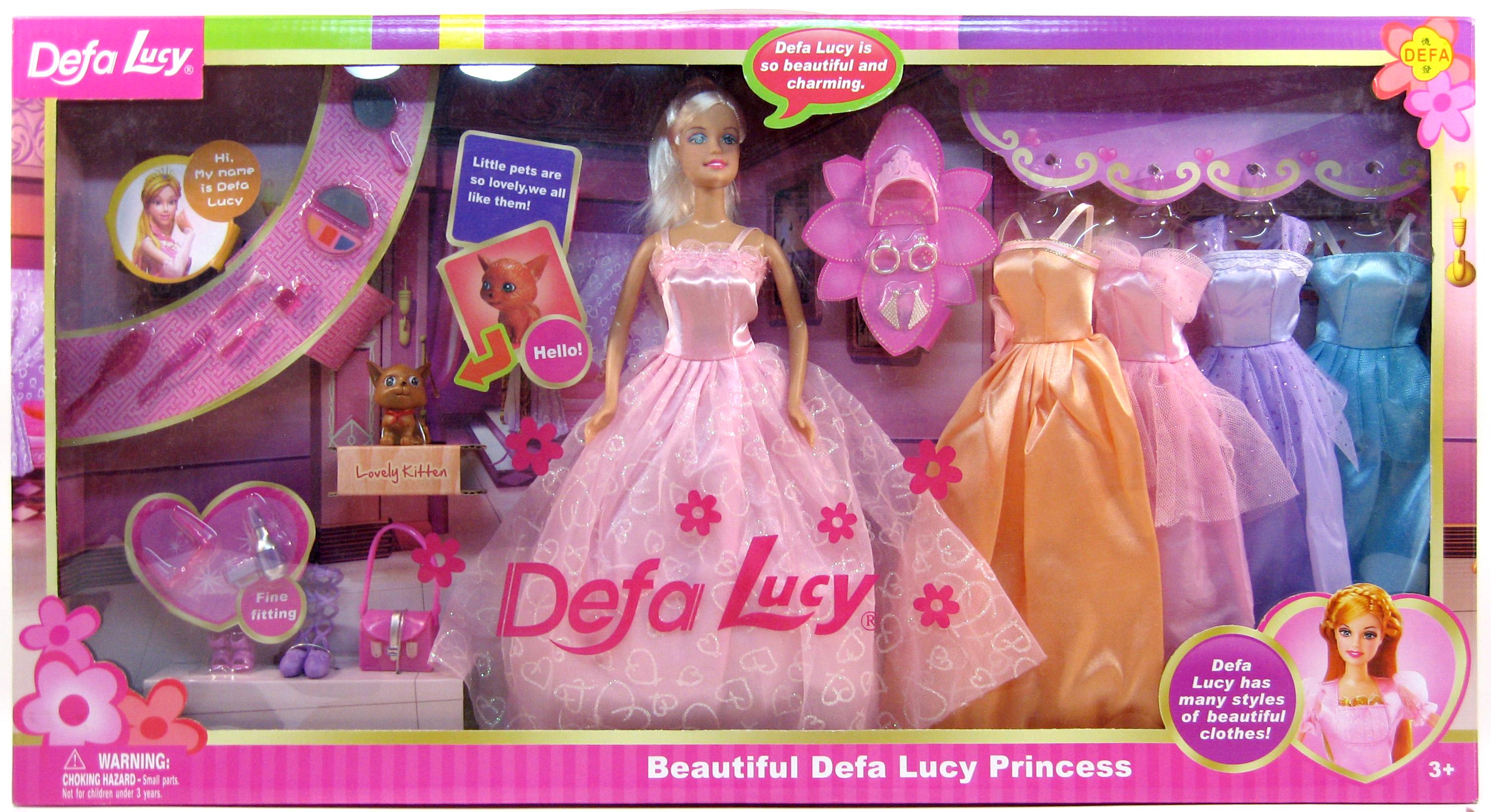 Кукла Defa Lucy 6073B с платьями и аксессуарами