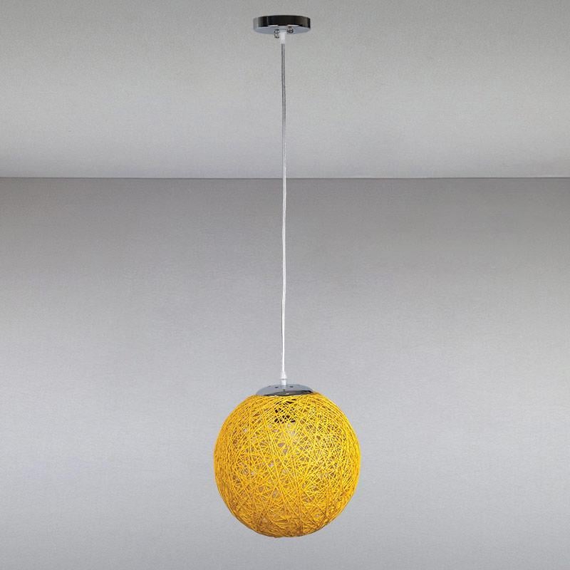 Люстра шар подвесная Light House LS-14018/1 Желтый