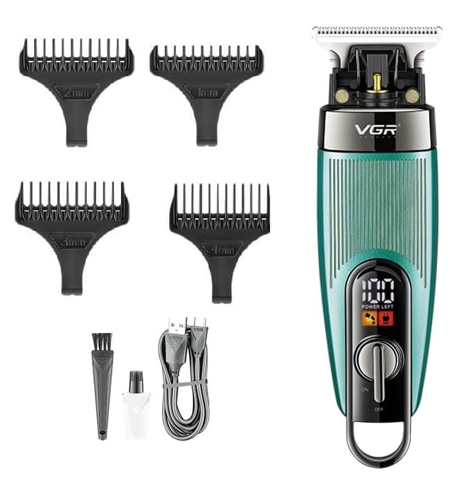 Машинка для стрижки VGR VGR-975 акумуляторна зі змінними насадками (17813779)