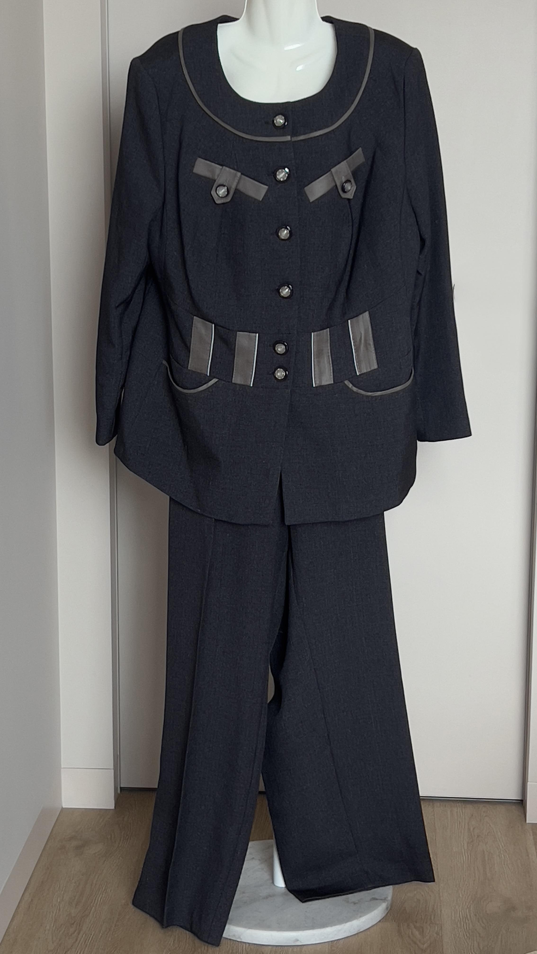 Костюм жіночий зі штанами Nadezda Gavriletz 5XL