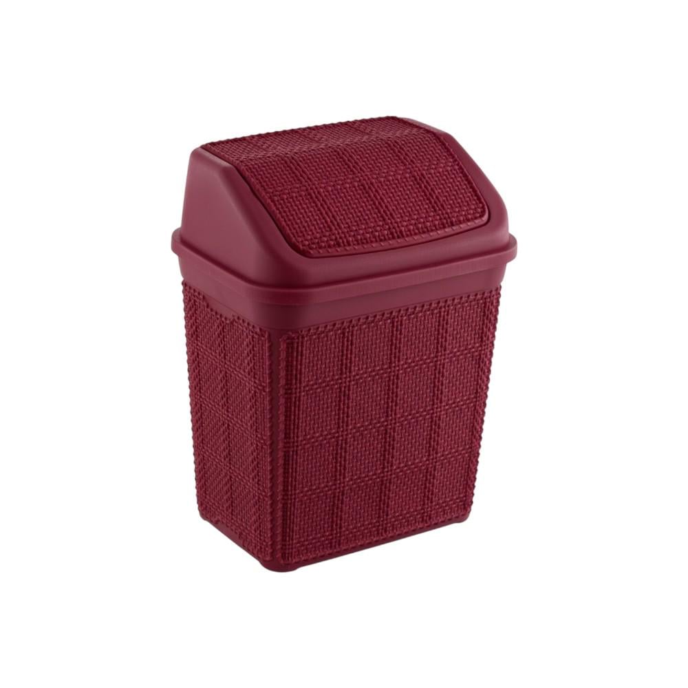 Контейнер для сміття Akay Plastik Jute з педаллю 6,5 л (AK586)