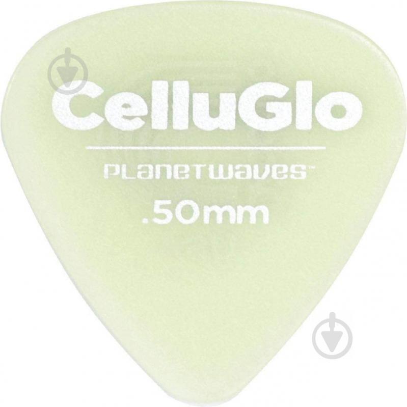 Медиаторы D'Addario 1CCG2 Planet Waves Classic Celluloid Cellu-Glo Player's Pack 0.50 mm (10 шт.)