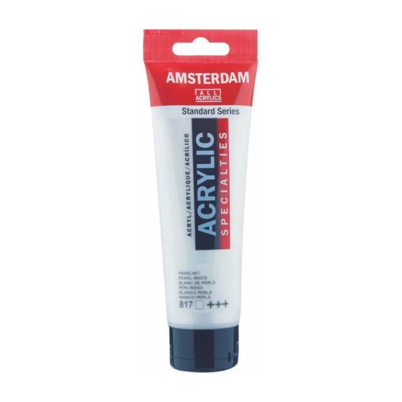 Акриловая краска Amsterdam Royal Talens 120 мл 817 Белая перламутровая (Az1-8712079395407) Акриловая краска Amsterdam Royal Talens 120 мл 817 Белая перламутровая (Az1-8712079395407)