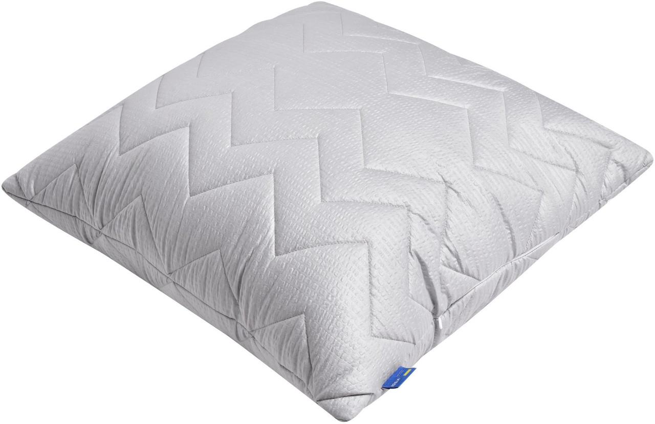 Подушка IDEIA Nordic Comfort Plus стеганая на молнии 70x70 см Серый (23427)