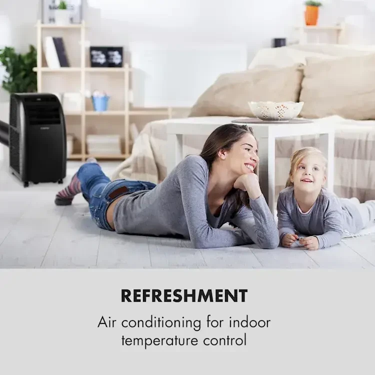 Кондиціонер мобільний Klarstein Metrobreeze Rom 29-49 м² 10 000 BTU A+ Wi-Fi - фото 6 Кондиціонер мобільний Klarstein Metrobreeze Rom 29-49 м² 10 000 BTU A+ Wi-Fi - фото 6