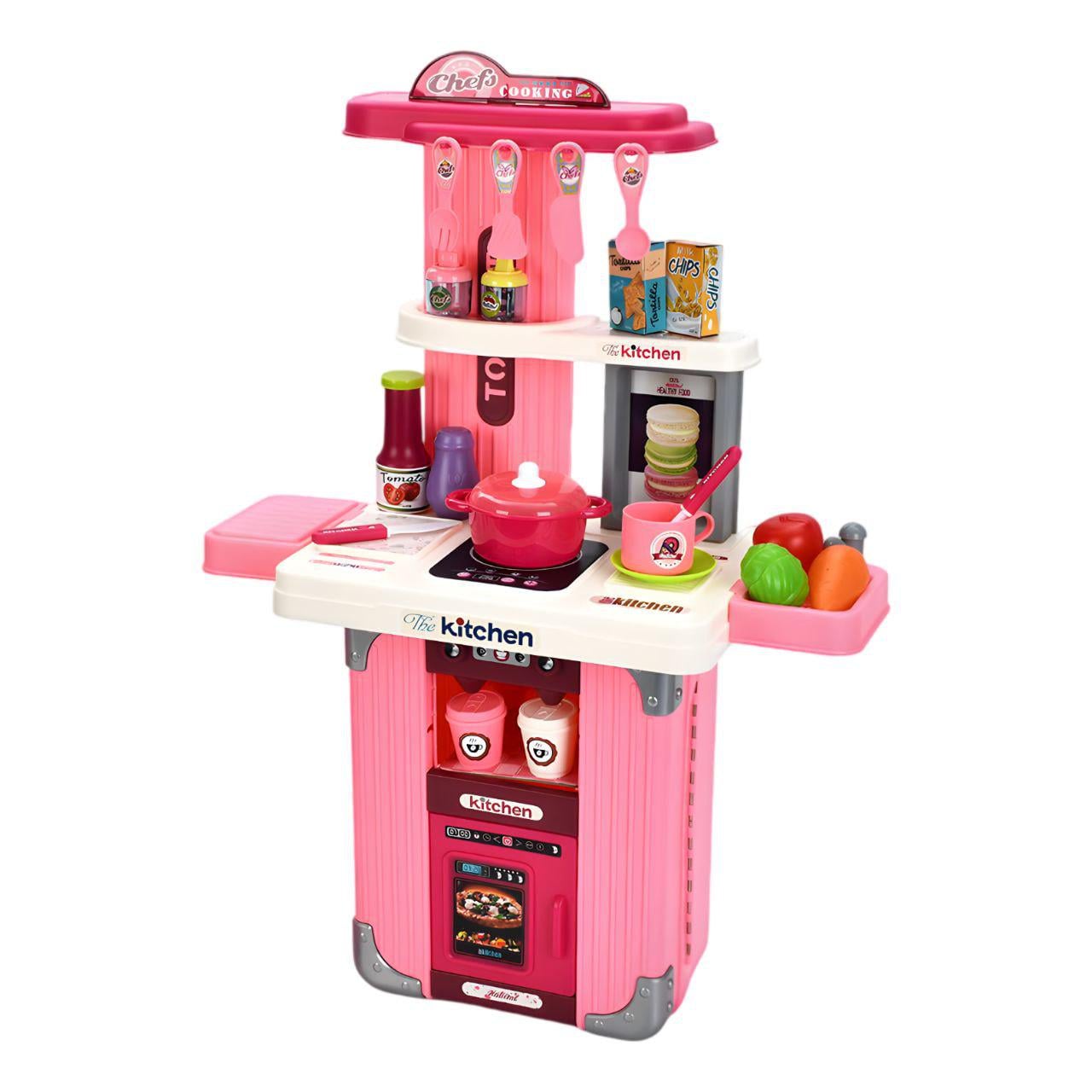 Игровой набор Кухня со световыми эффектами Розовый (27791814)