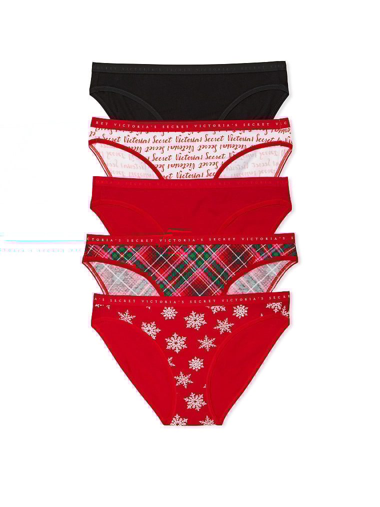 ᐉ Набор женских трусов хлопковых бикини Victoria's Secret XS ...