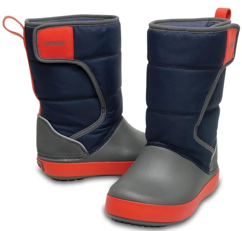 Чоботи для хлопчика Crocs LodgePoint Navy/Grey 23/24 Синій (26750)