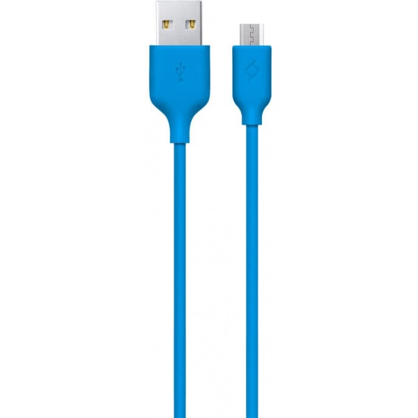 Кабель Ttec USB-мicroUSB 1,2 м Blue (2DK7530M)