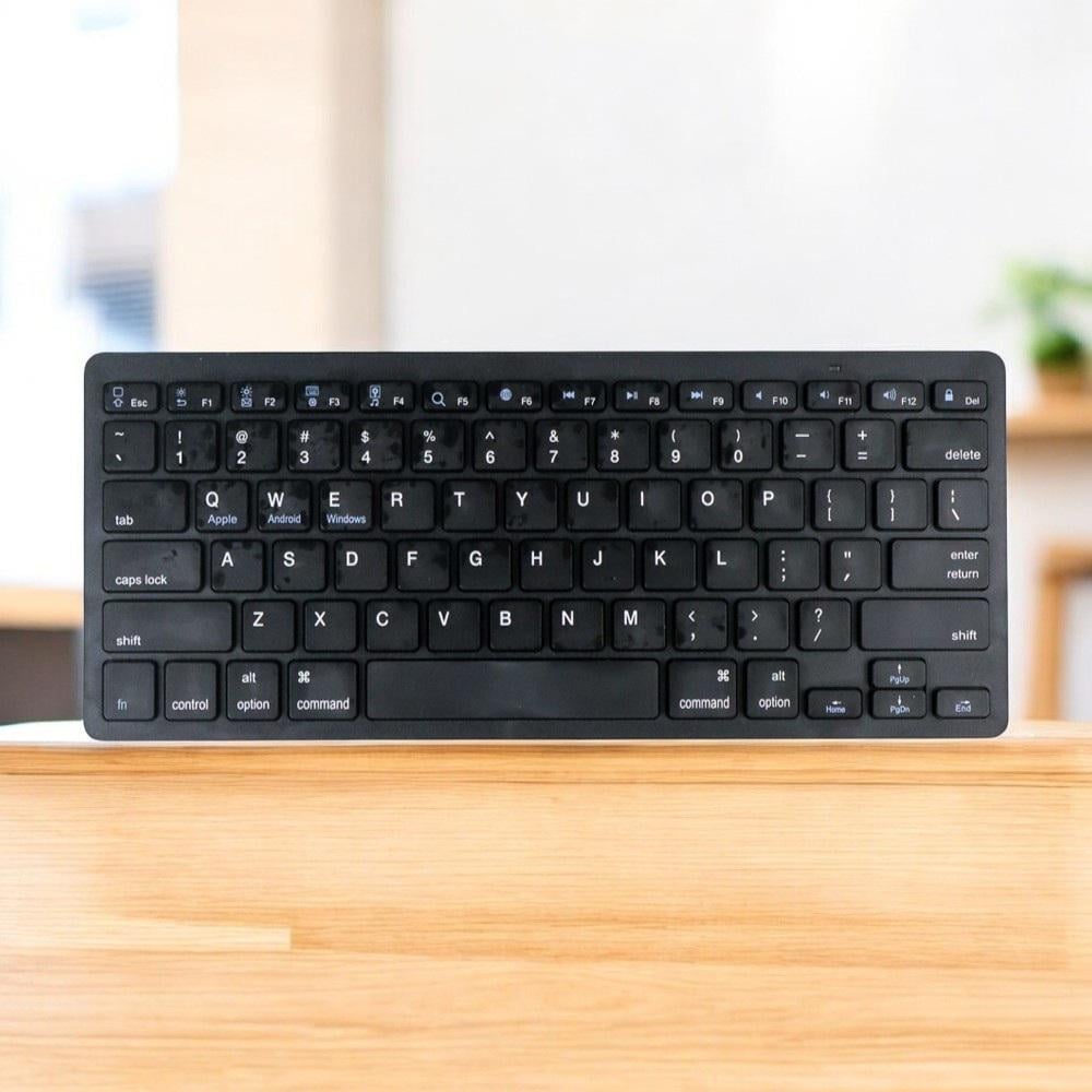 Клавиатура для компьютера беспроводная BK3001 Bluetooth Черный (1006699-Black-2)