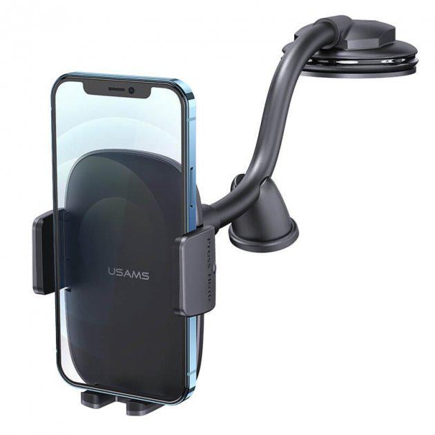 Держатель Usams Car Center Console Retractable Phone Holder US-ZJ065 4,7-7,2" Black (eeacb7c1)