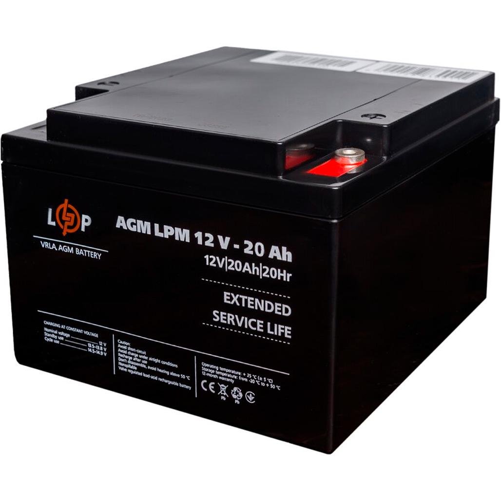 Аккумулятор для ИБП LogicPower AGM LPM 12V/20 Ah (22882) - фото 2
