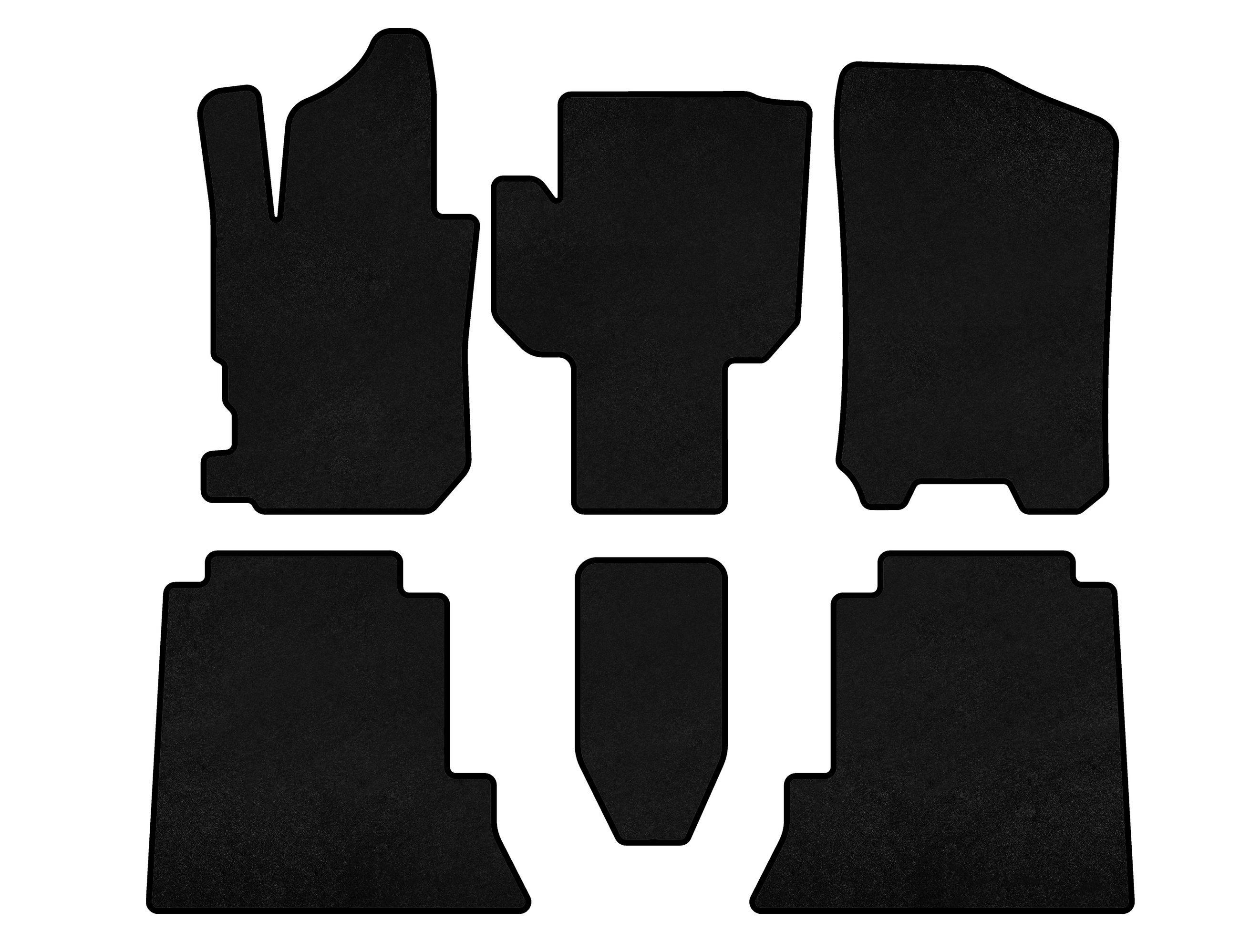 Коврики текстильные Digital Designs Classic для Honda FR-V ткань Черный (135920)