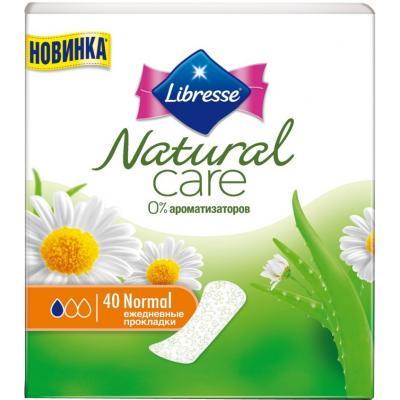 Прокладки щоденні Libresse Natural Care Normal 40 шт. (7322540523263) - фото 1
