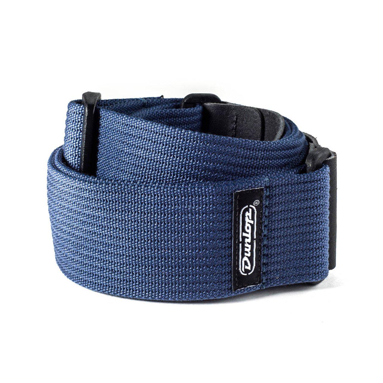 Ремень для гитары Dunlop D27-01NV 2" Ribbed Cotton blue (128173)