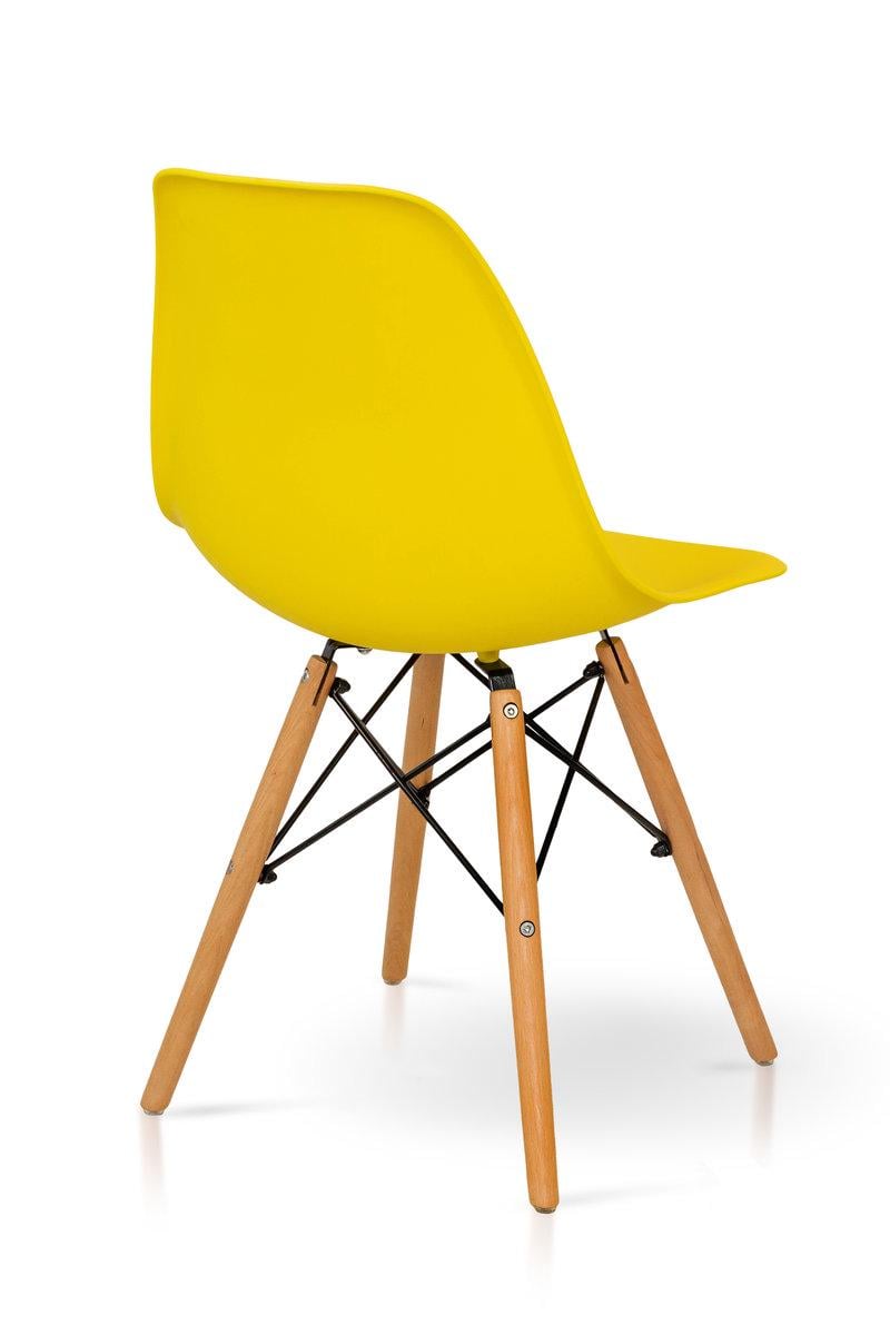 Стілець кухонний Мікс Меблі Смайл Жовтий/ніжки Бук - фото 5 Стілець кухонний Мікс Меблі Смайл Жовтий/ніжки Бук - фото 5