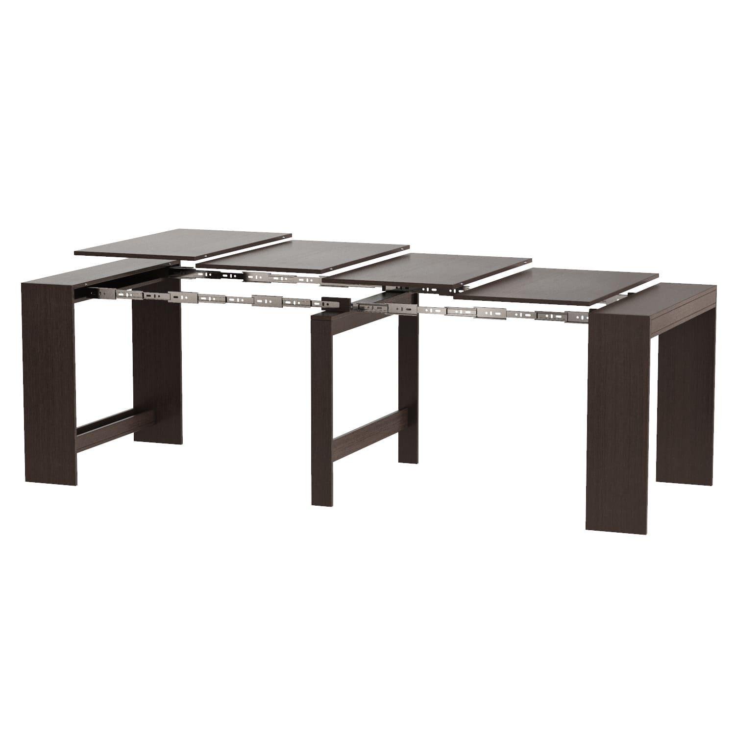 Обеденный стол-трансформер Python разобран 2400x750x900 мм Венге (GATB22050000000)