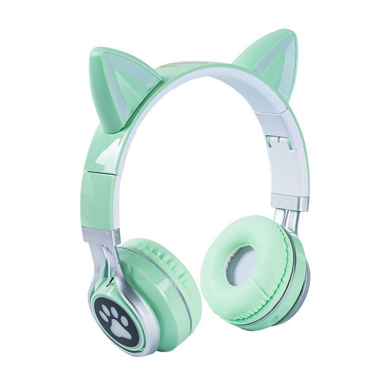 Наушники детские Кошачьи Ушки 15ME Bluetooth с подсветкой и плеером Mint (c951f53a) Наушники детские Кошачьи Ушки 15ME Bluetooth с подсветкой и плеером Mint (c951f53a)