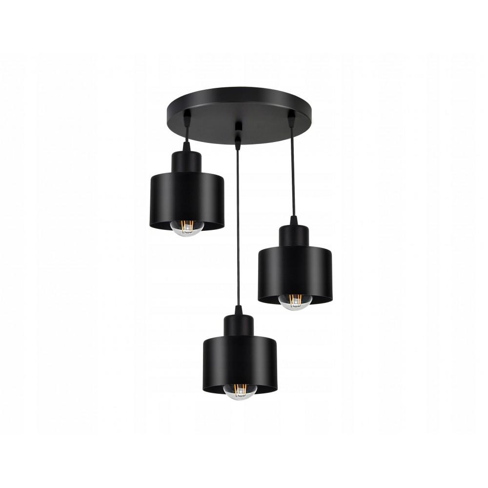 Подвесной светильник Asto 3 Round Black (PL-0002944 M/BLACK)