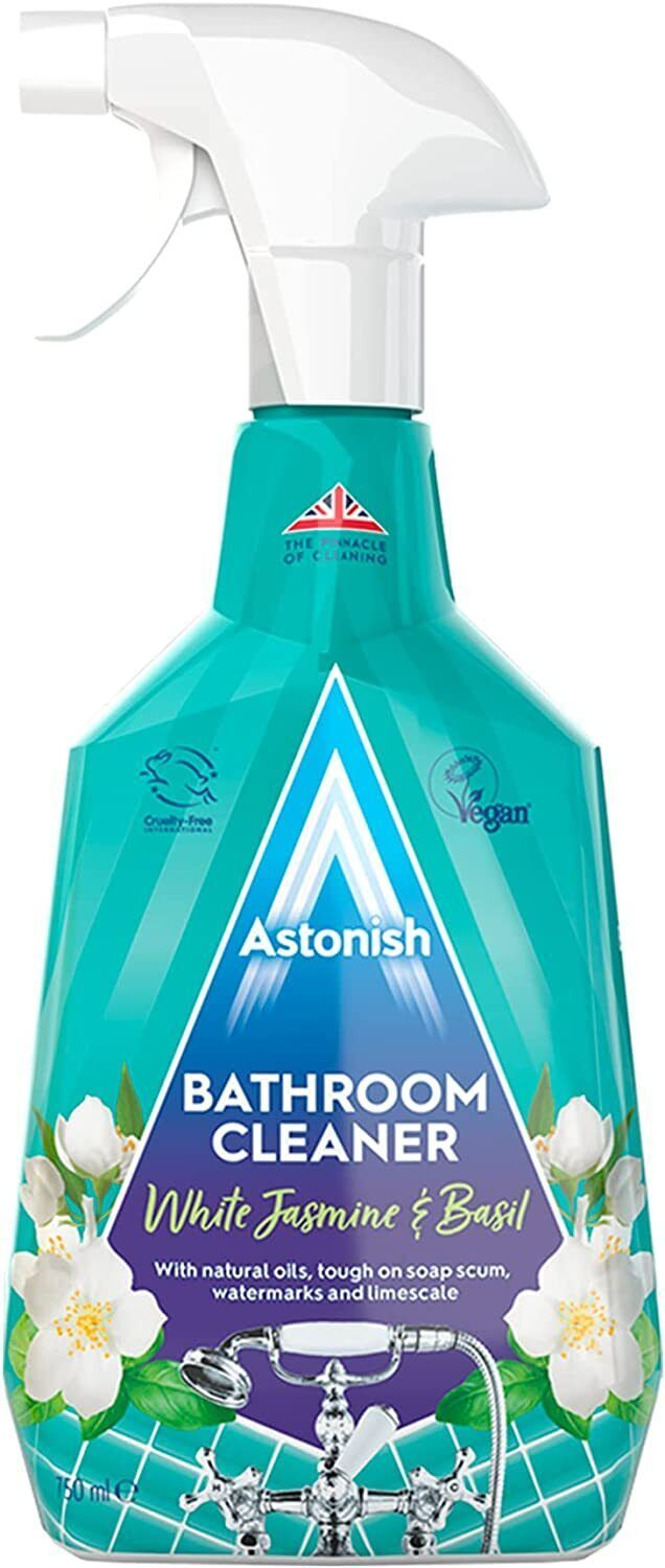 Средство для ванной комнаты Astonish Bathroom Cleaner White Jasmine & Basil 750 мл (28449274)