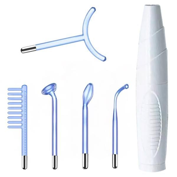 Косметологічний апарат Дарсонваль для дасроналізації волосся з універсальними насадками 5 шт. - фото 1 Косметологічний апарат Дарсонваль для дасроналізації волосся з універсальними насадками 5 шт. - фото 1