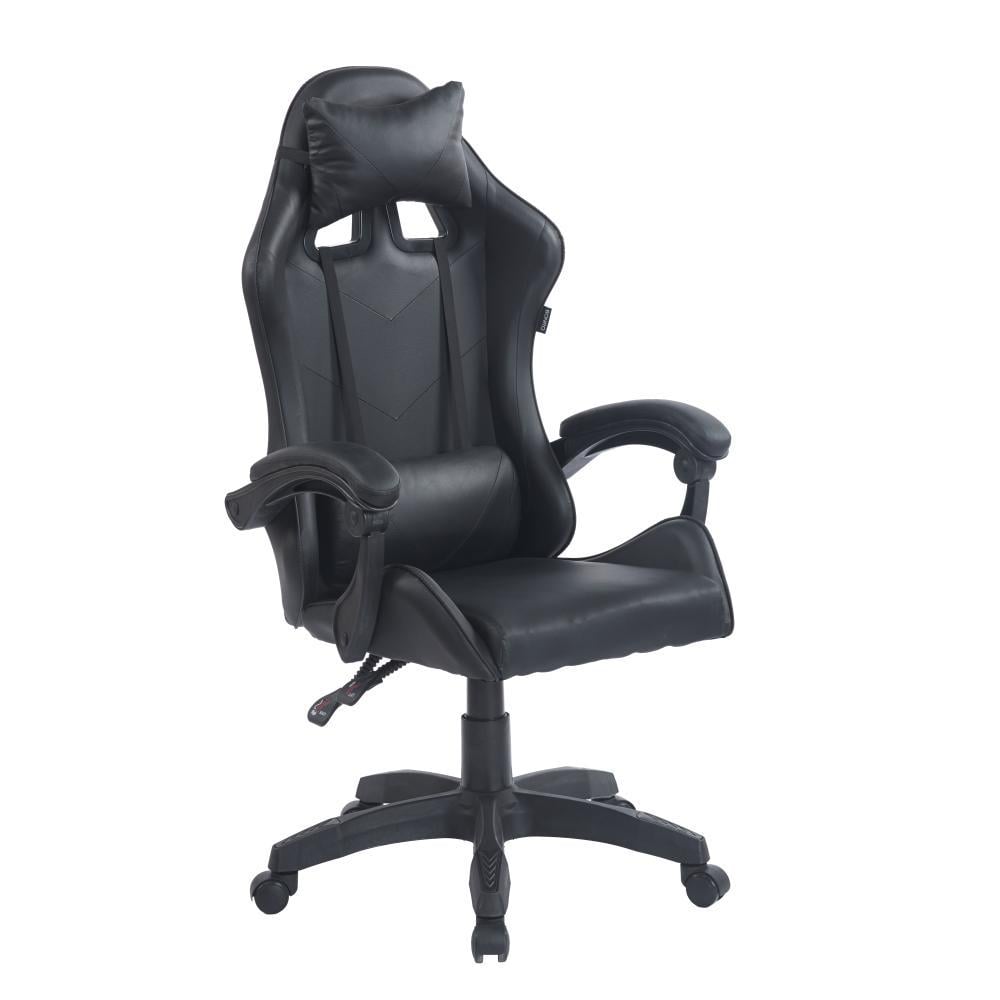 Кресло геймерское эргономичное с подушкой Bonro BN-086 Черный (42400965)