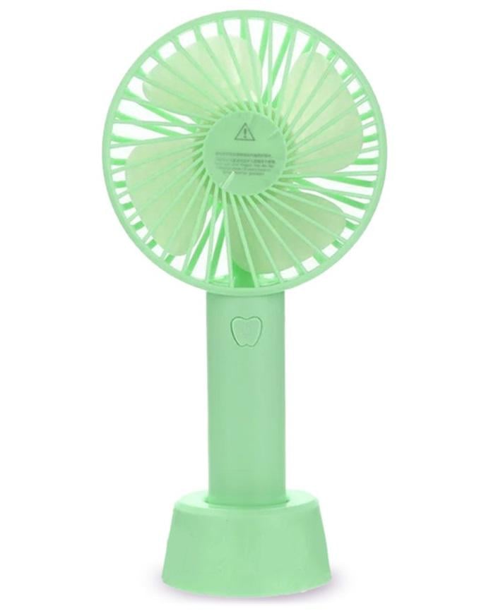 Вентилятор настольный Mini Fan USB Handy SS-2 на аккумуляторе Зеленый (MX-12285G)