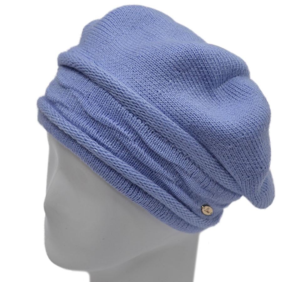 Берет шерстяной Lirus Даяна L р. 57-58 Голубой (70305) - фото 1 Берет шерстяной Lirus Даяна L р. 57-58 Голубой (70305) - фото 1