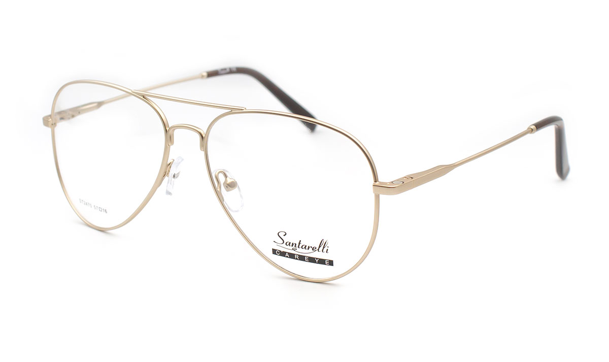 Оправа для очков Santarelli 2470-C8 авиатор с двумя магнитными насадками солнцезащитная и поляризационная (09513)
