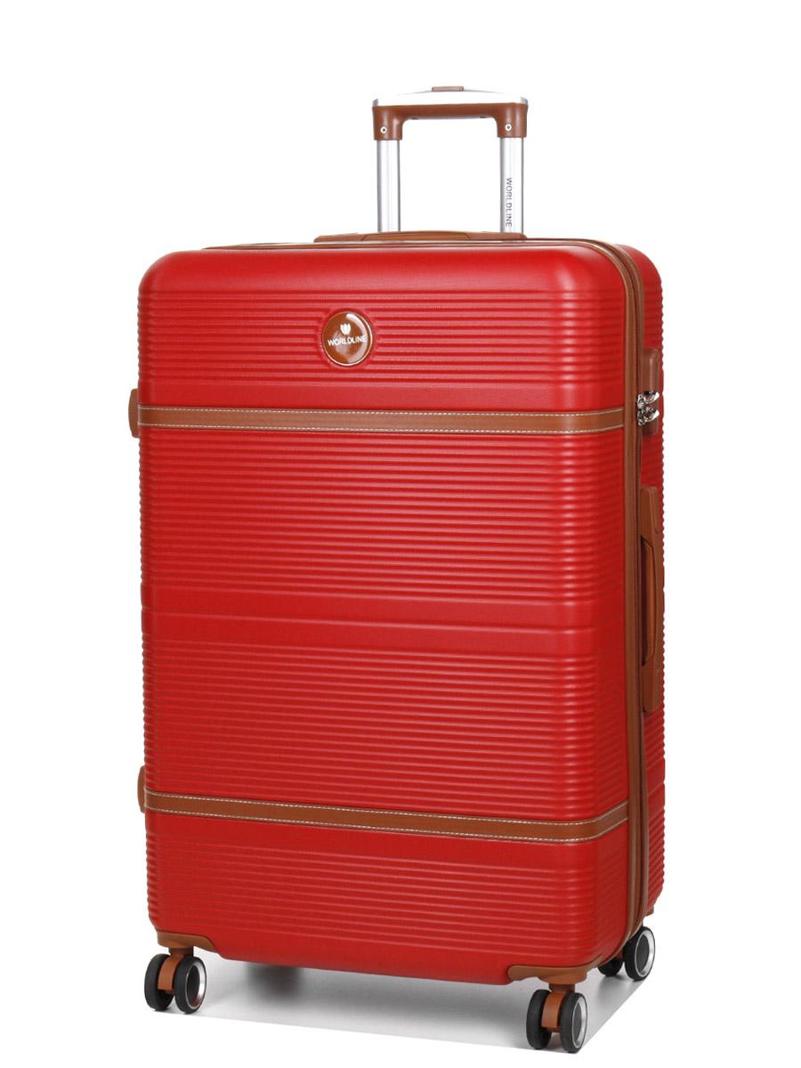 Чемодан большой ABS-пластик AIRTEX Worldline 629 L 76х52х30 см 110 л Красный Чемодан большой ABS-пластик AIRTEX Worldline 629 L 76х52х30 см 110 л Красный