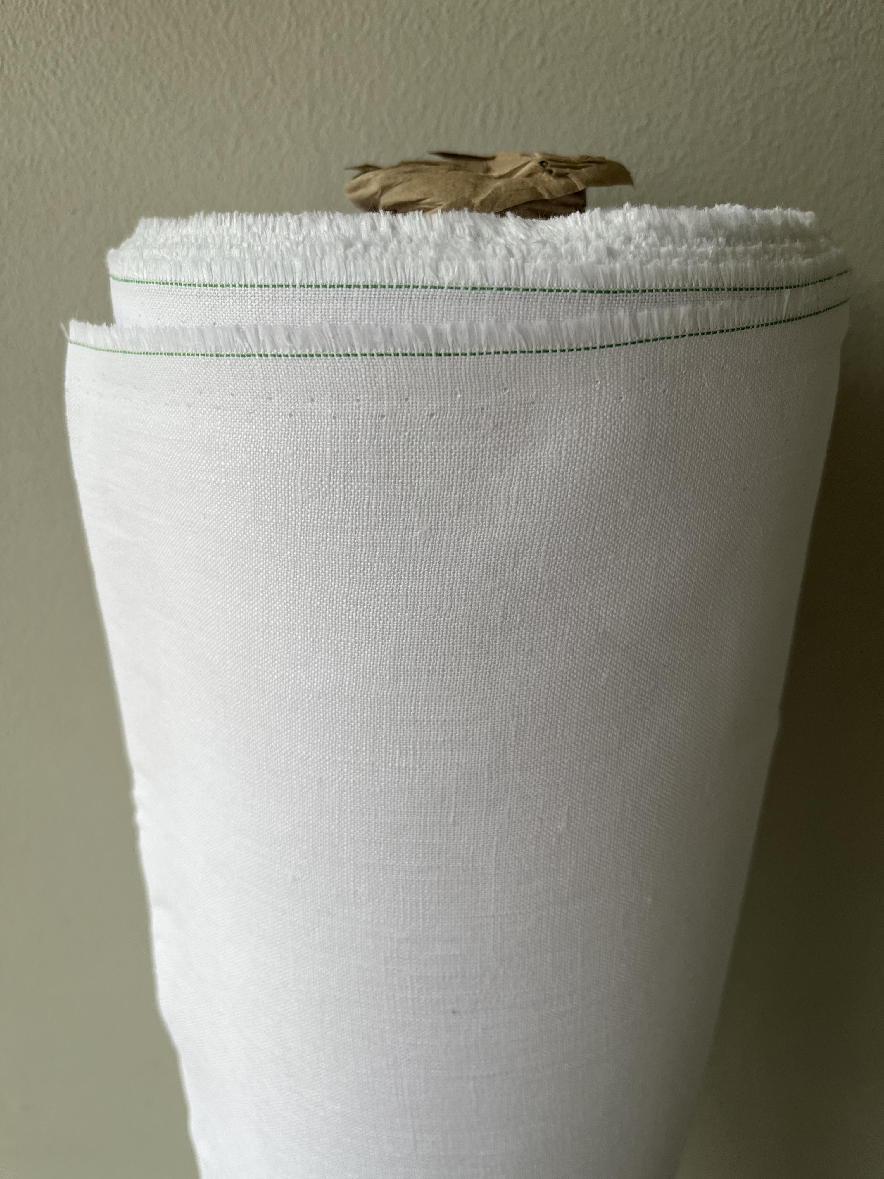 Ткань костюмная смягченная Linen Plus 100% лен 148 см 101 Белый - фото 1 Ткань костюмная смягченная Linen Plus 100% лен 148 см 101 Белый - фото 1