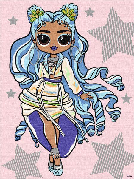 Картина номерів Ideyka L.O.L. Surprise! OMG Fashion show Missy Frost 30x40 см (KHO6273)