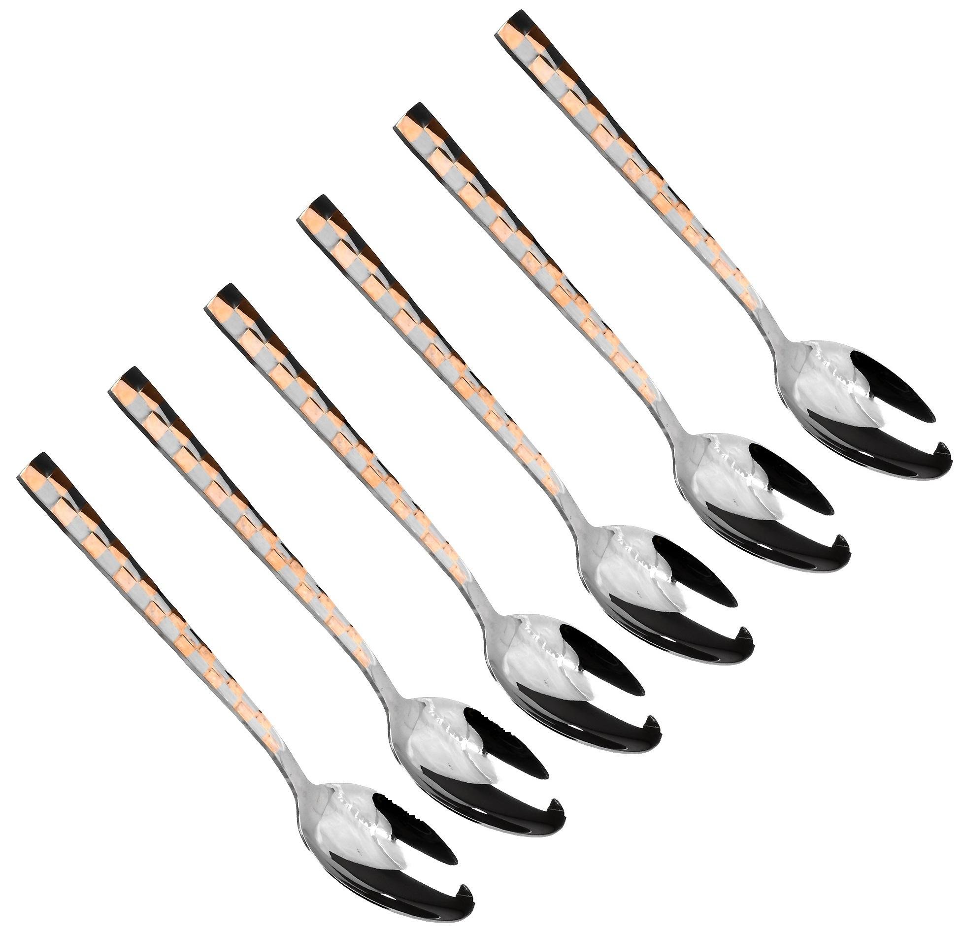 Набор столовых ложек из нержавеющей стали 6 шт. Geometry Gold (29440093)