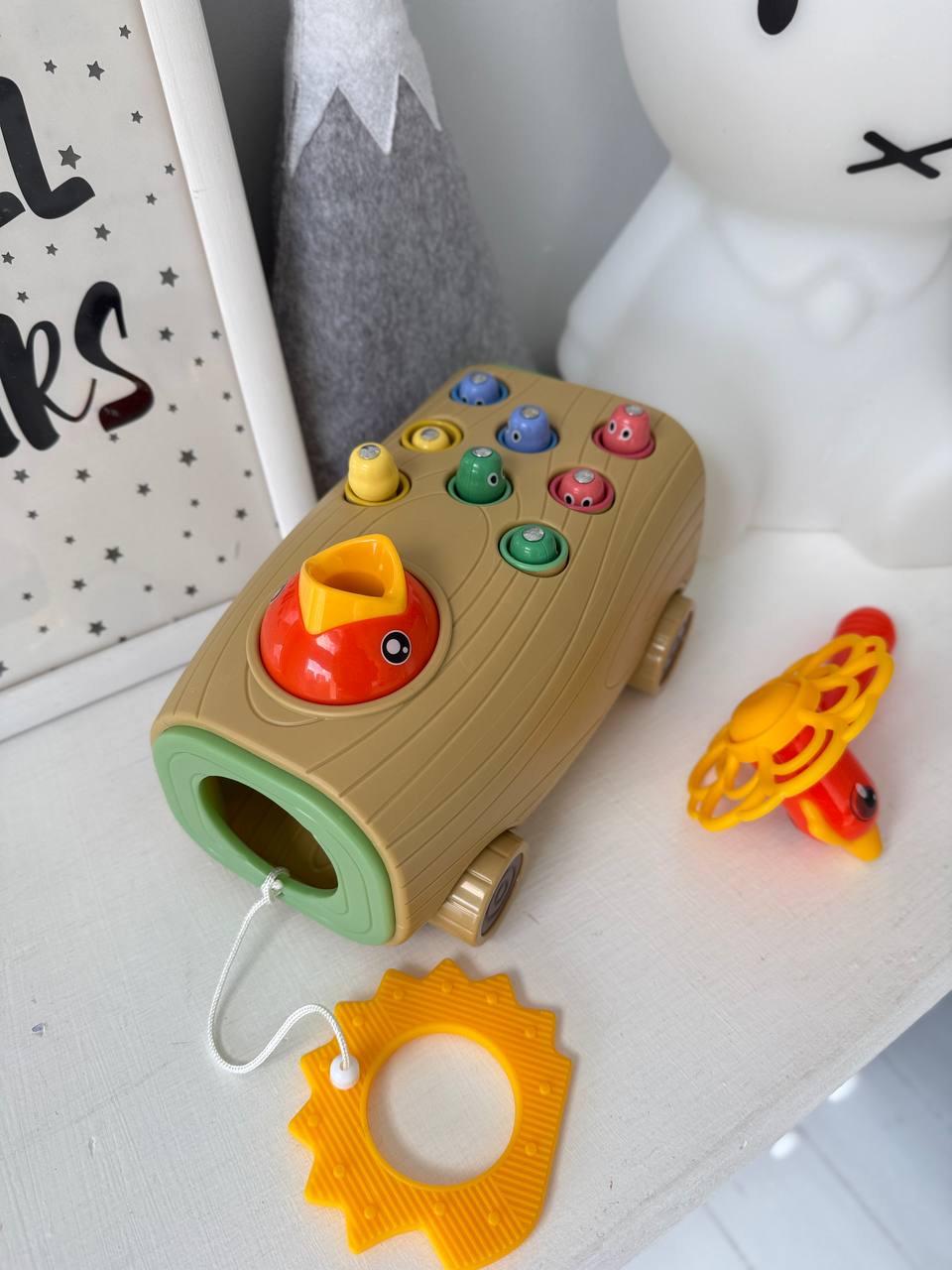 Игра магнитная Накорми птичку с молоточком (2564) Игра магнитная Накорми птичку с молоточком (2564)