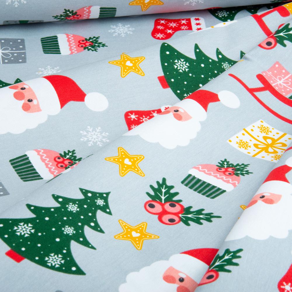 Тканина декоративна скатерна Санта бавовна з водовідштовхувальним просоченням 220 гр/м2 180 см Сірий (26932) - фото 3 Тканина декоративна скатерна Санта бавовна з водовідштовхувальним просоченням 220 гр/м2 180 см Сірий (26932) - фото 3