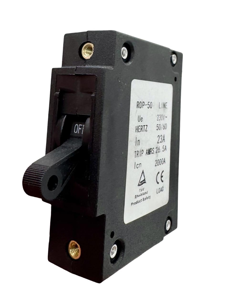 Выключатель двигателя генератора мотоблока автоматический 23A 230W (35914536) Выключатель двигателя генератора мотоблока автоматический 23A 230W (35914536)