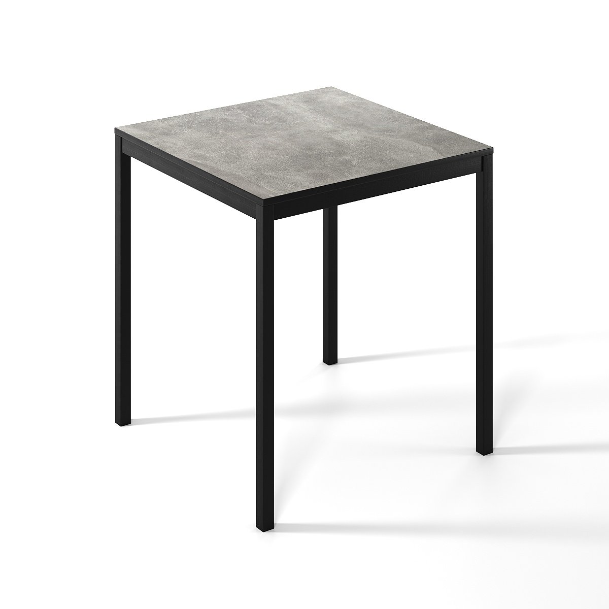 Обеденный стол ART IN HEAD Brevity Loft mini 670х750х670 мм Ателье светлый/Чёрный металл (TB03040000030)