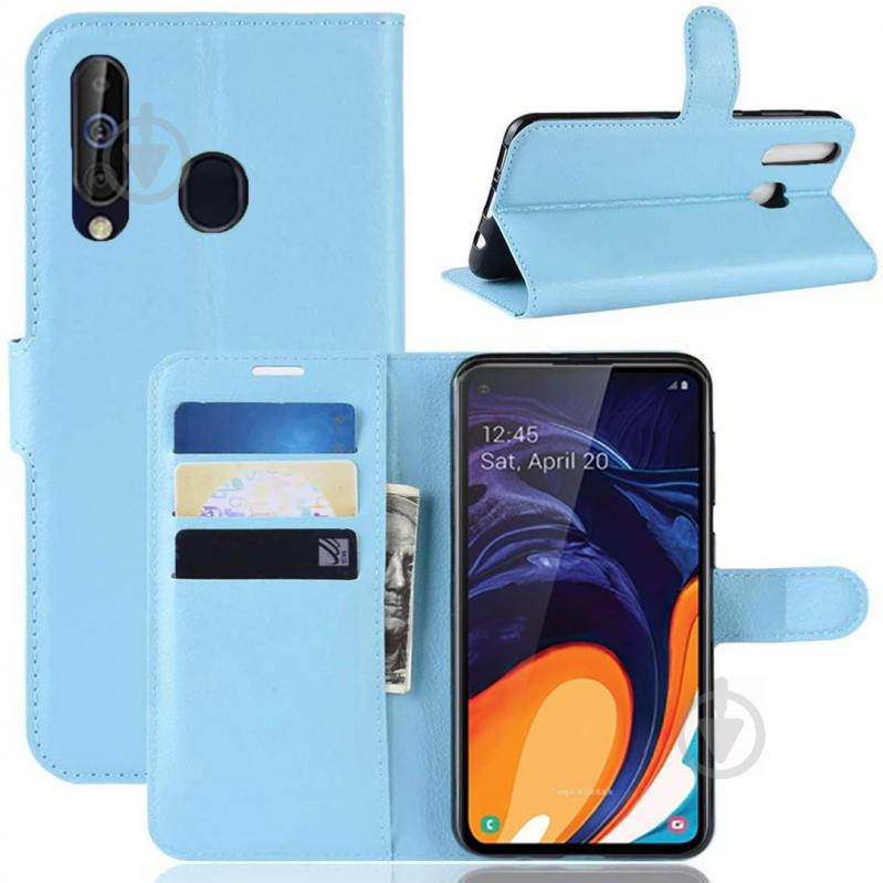 Чехол-книжка Litchie Wallet для Samsung A606 Galaxy A60 Blue (hub_Rlyx01492) - фото 2