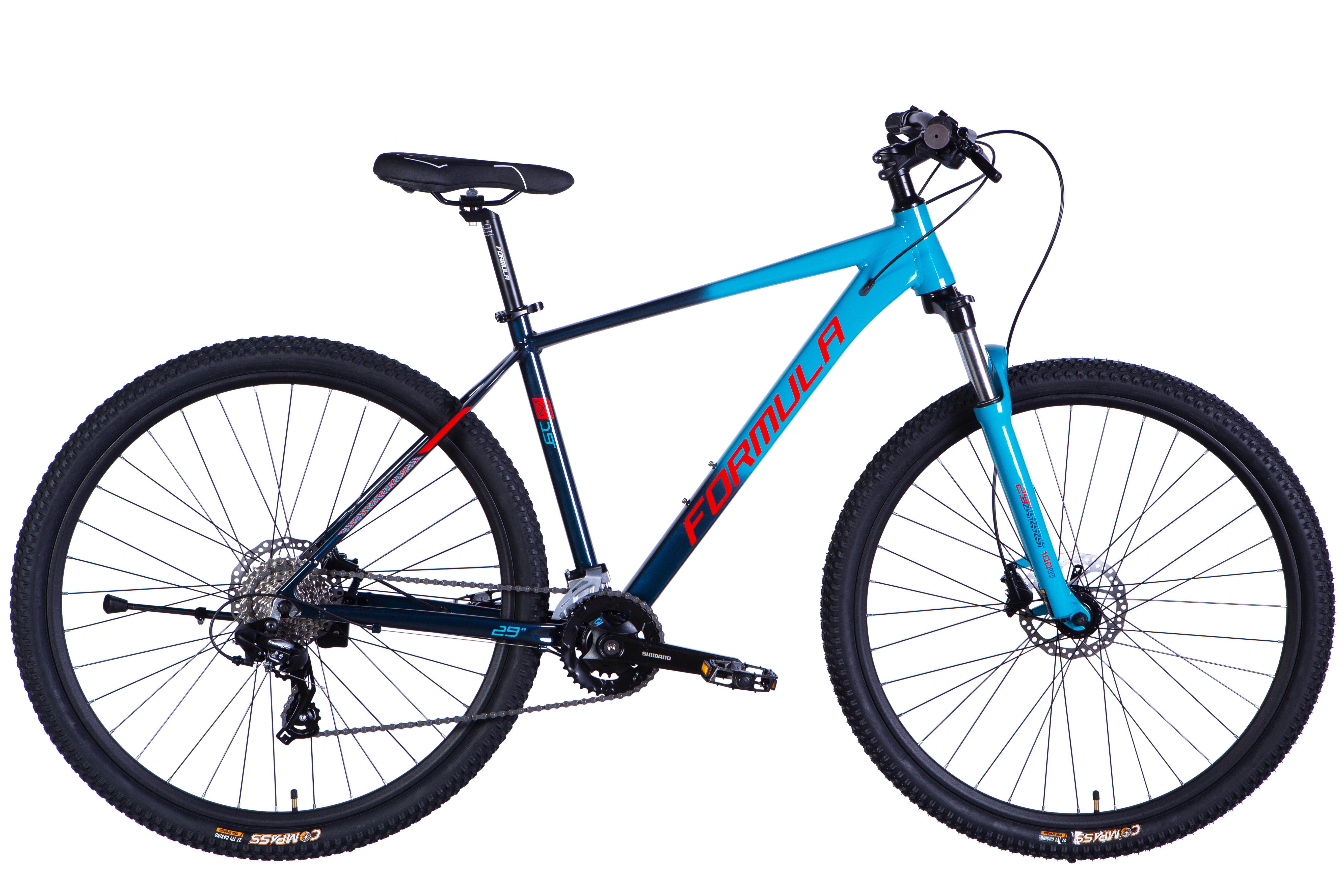 Велосипед Formula 2025 DRIVE HDD AL 29" рама 19" Синий с бирюзовым (OPS-FR-29-401)
