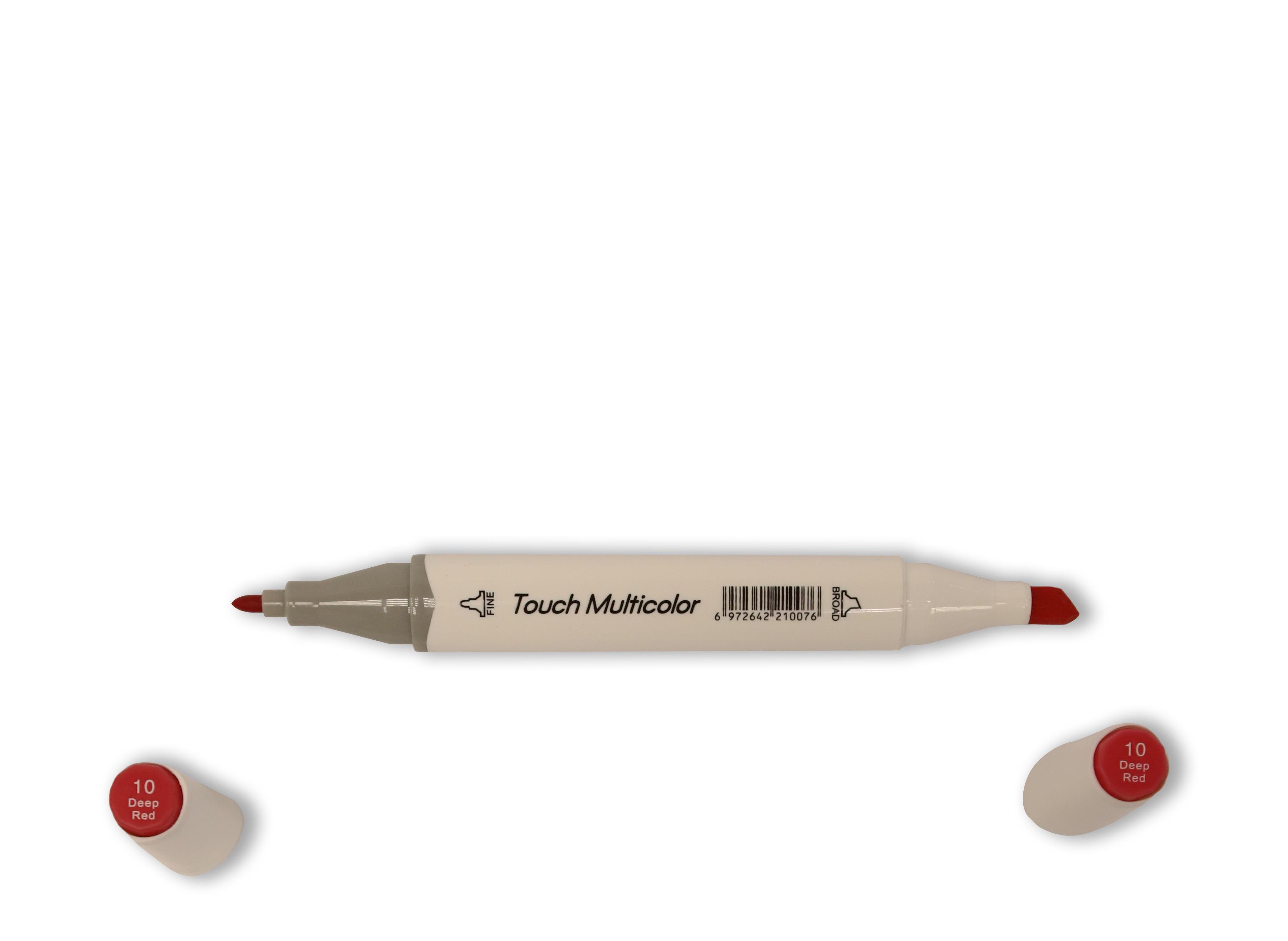 Двусторонний маркер Touch Multicolor M10 для скетчинга Deep Red