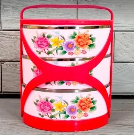 Термос харчовий залізний 3 л на 3 судочка (MT-4616)