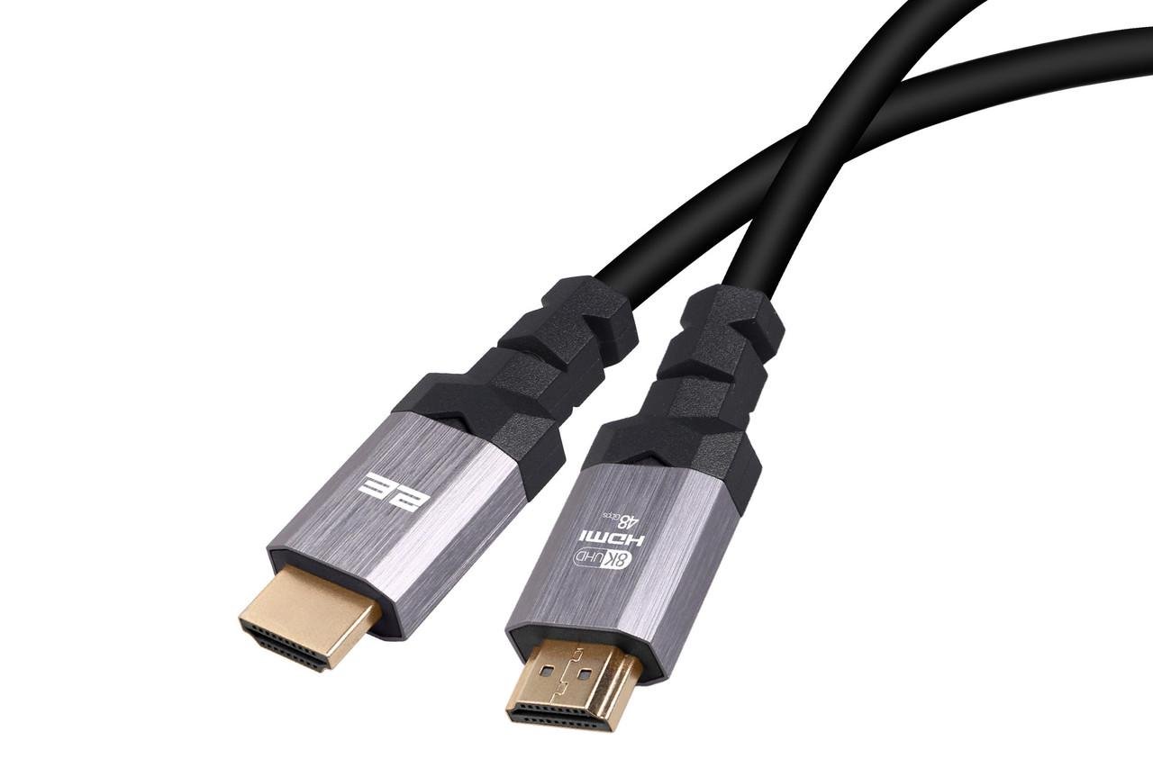 Кабель 2E HDMI на HDMI 2.1 4K/120Hz 8K/60Hz 48Gbps Ultra High Speed 1,8 м Чорний (iz15906) - фото 4 Кабель 2E HDMI на HDMI 2.1 4K/120Hz 8K/60Hz 48Gbps Ultra High Speed 1,8 м Чорний (iz15906) - фото 4