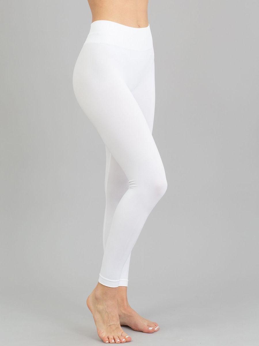 Легінси Giulia Leggings model 2 Bianco жіночі безшовні з мікрофібри L/XL Білий - фото 2