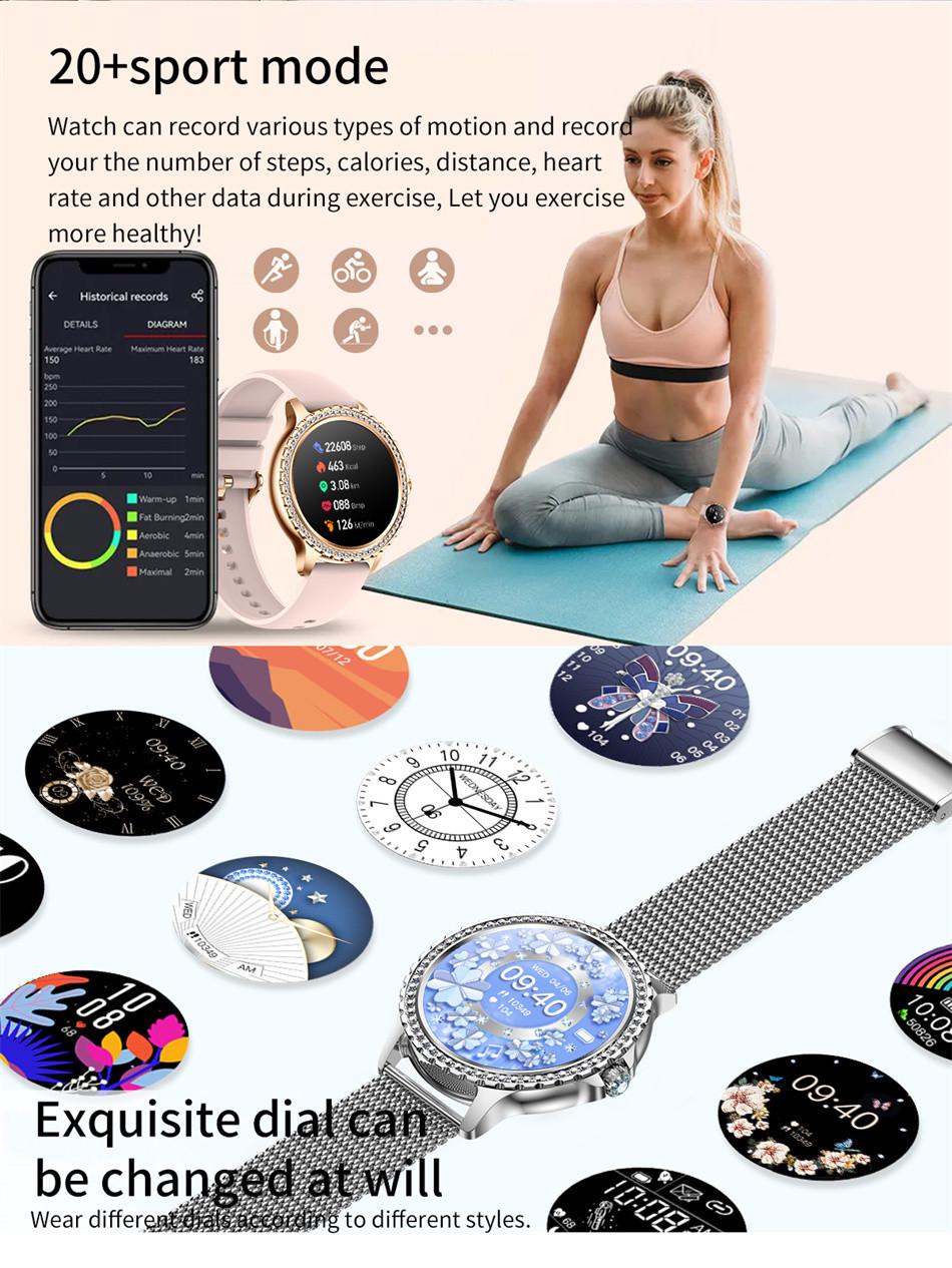 Смарт-часы для женщин Smart Fitonme Silver с мониторингом здоровья - фото 2