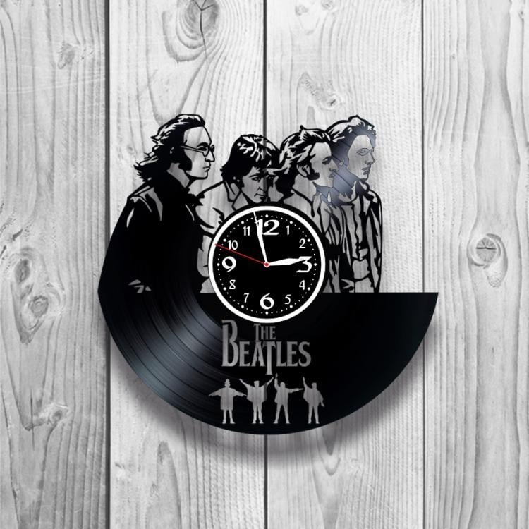 Часы настенные Битлз 0444 из виниловой пластинки